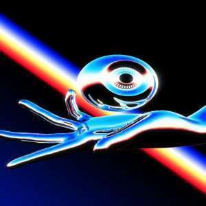 3D Art Album Cover Design